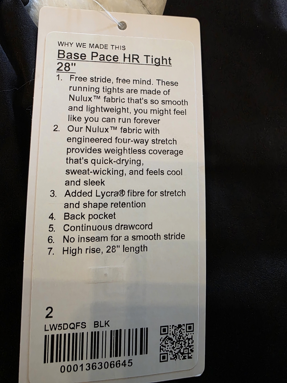 lululemon athletica Black High-Rise Leggings - Picture 3 of 4